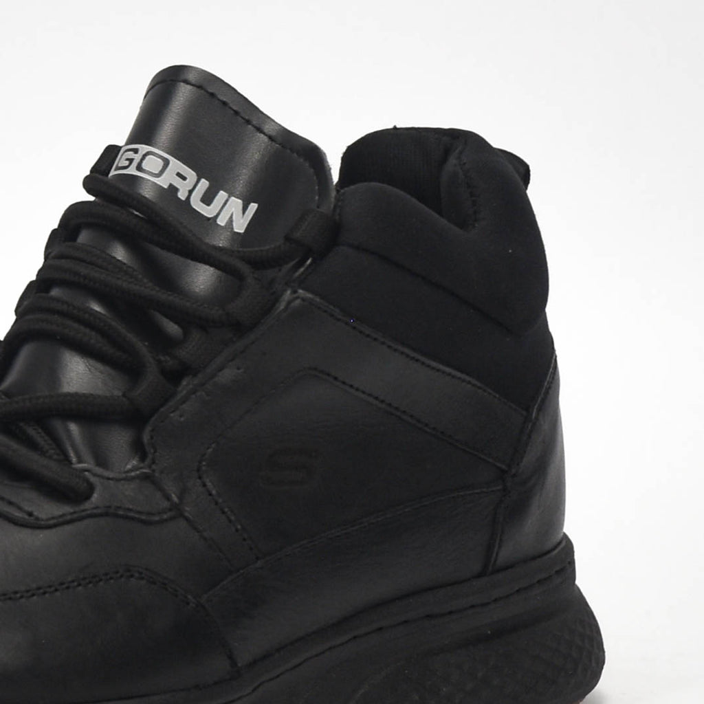 Raber Chaussures Orthopédiques Confortables Noir Homme