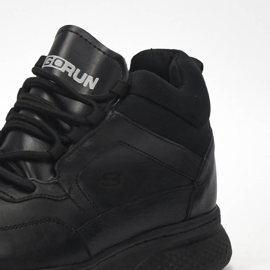Raber Chaussures Orthopédiques Confortables Noir Homme
