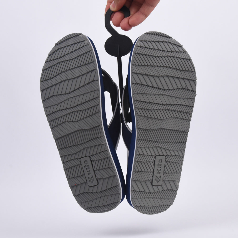 Kito Claquettes Tongs Confortables Bleu Marine Homme