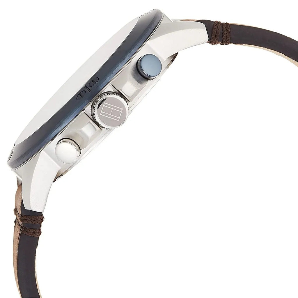 Tommy Hilfiger Montre Chronographe Bracelet Cuir Homme