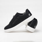 Massimo Baskets Basses Élégantes Noir Homme