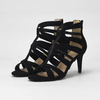 André Sandales à Talons Noir Élégantes Femme