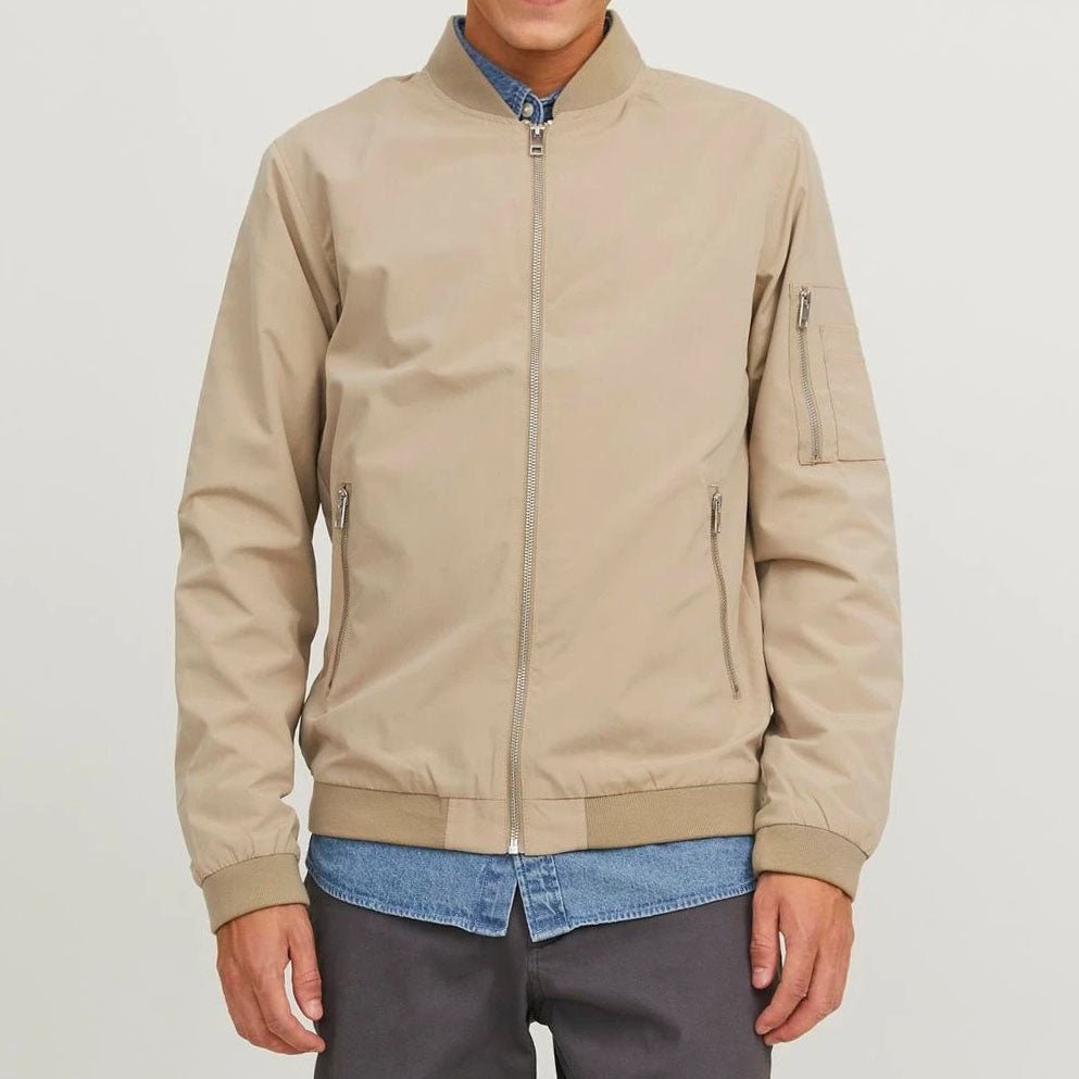 Jack & Jones Veste Bomber Légère Beige Homme