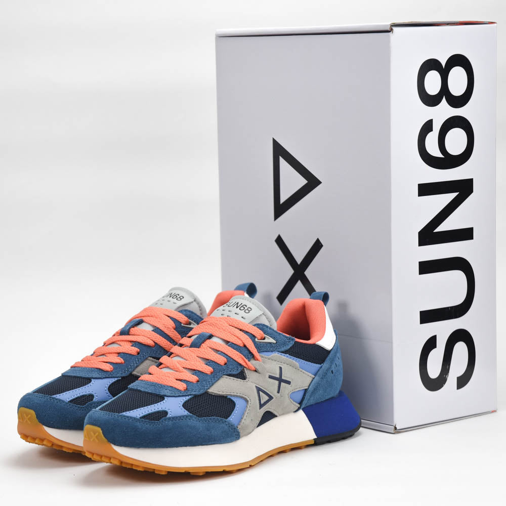 SUN68 Baskets Multicolores Style Urbain Homme