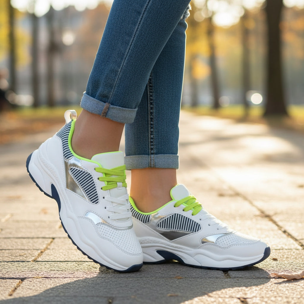 André Sneakers Basses Style Sportif Femme