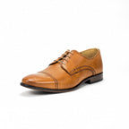 André Chaussures Richelieu Cuir Marron Élégantes Homme