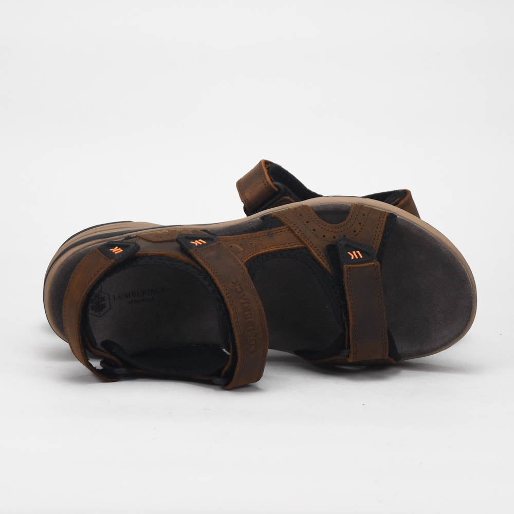 Lumberjack Sandales en Cuir Confortables Homme