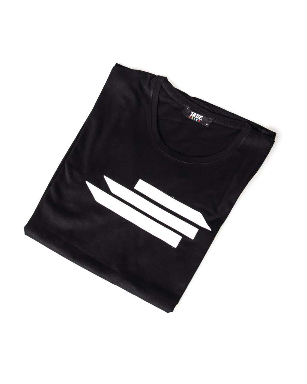 T-shirt NOIR AVEC  TROIS LIGNES BLANC