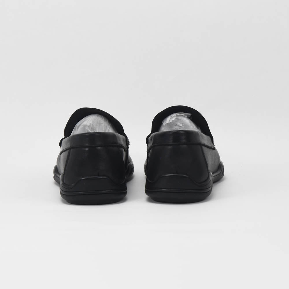 Septwolves Mocassins Cuir Noir Élégants Homme