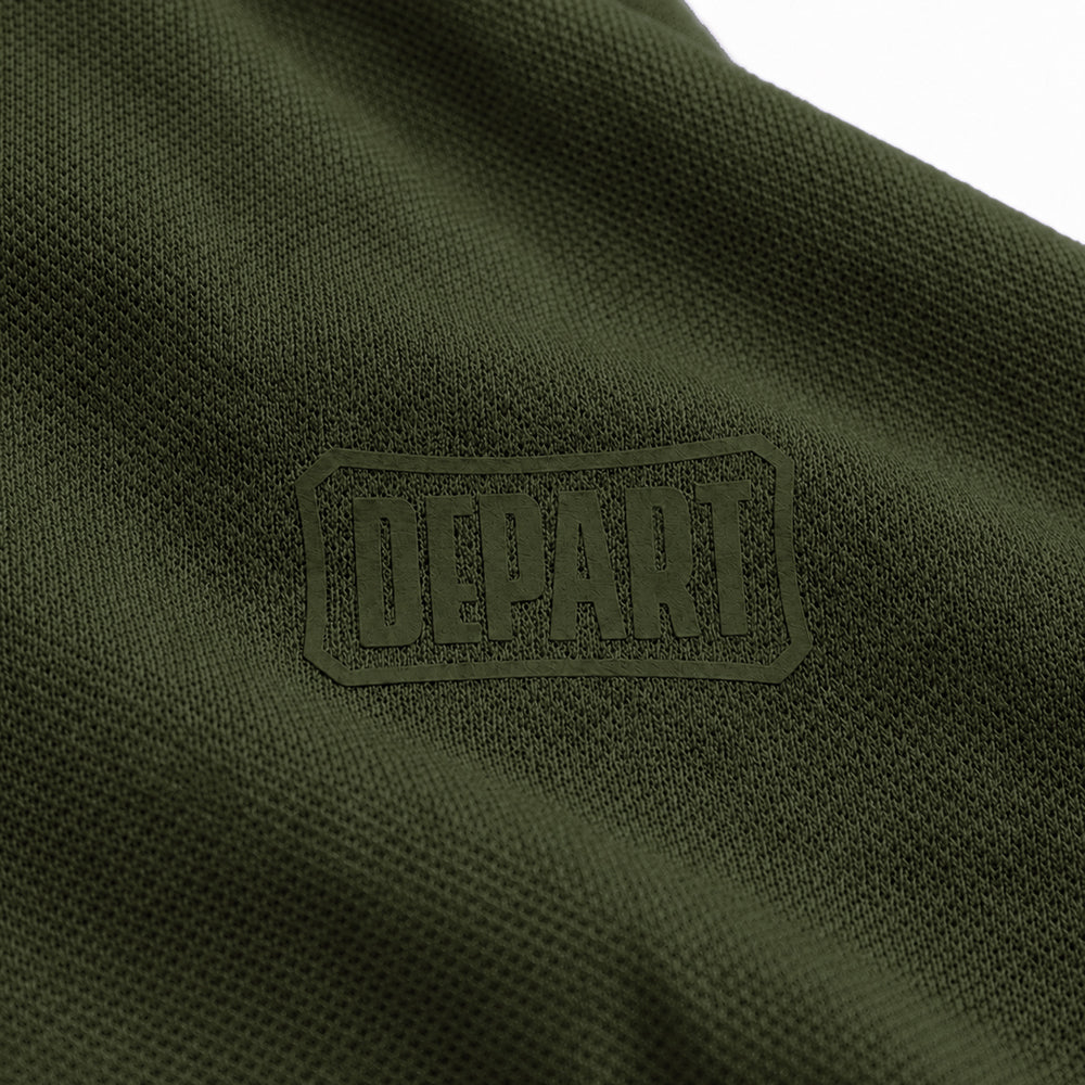 Départ Polo Homme Kaki Élégant et Confortable