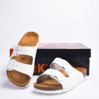 BIRKSBOT  CUIR BLANC﻿ 1