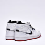 Nike Air Jordan 1 Retro High Sneakers Blanc Rouge Homme
