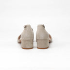 André Escarpins à Bride Daim Beige Femme