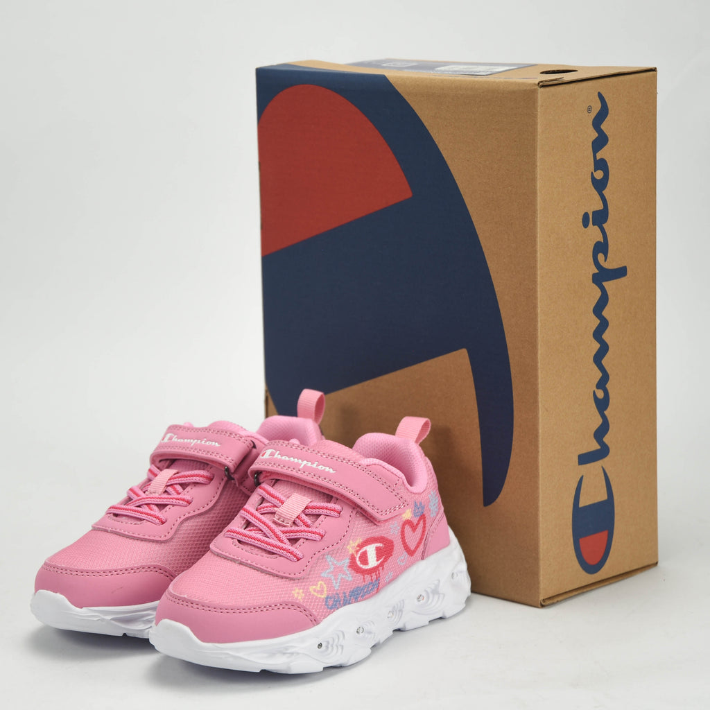 Champion Baskets Lumineuses à Scratch Petite Fille