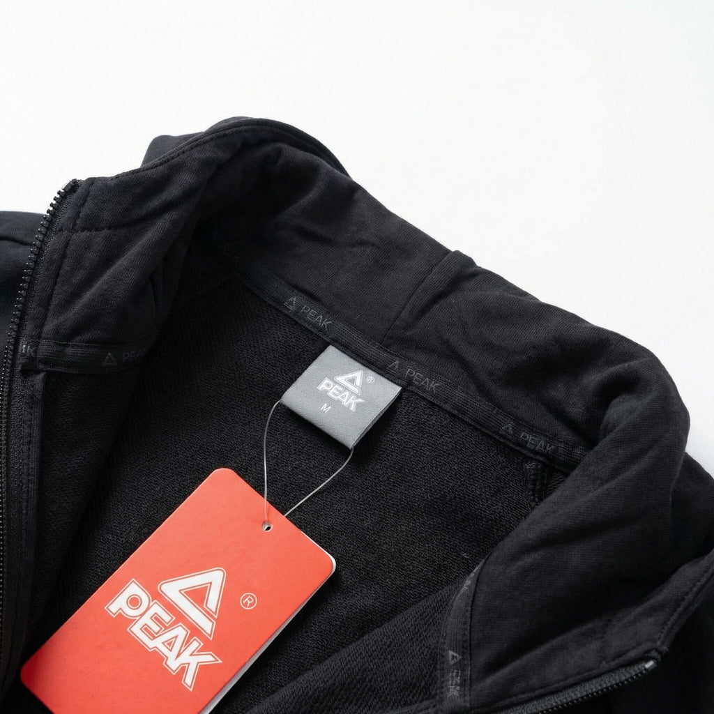 Peak Survêtement Noir à Capuche Confortable Homme