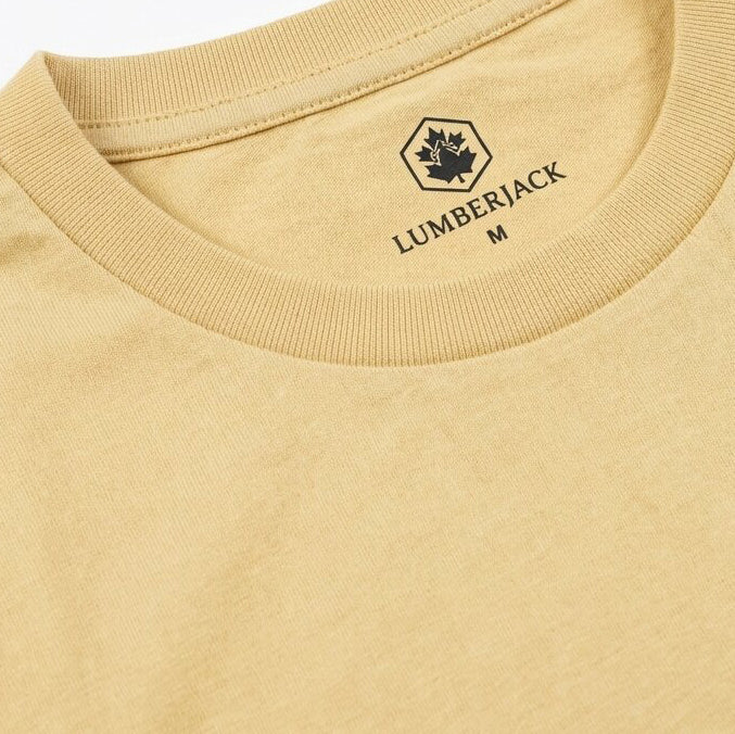 Kimland T-shirt Col Rond Logo Homme Beige