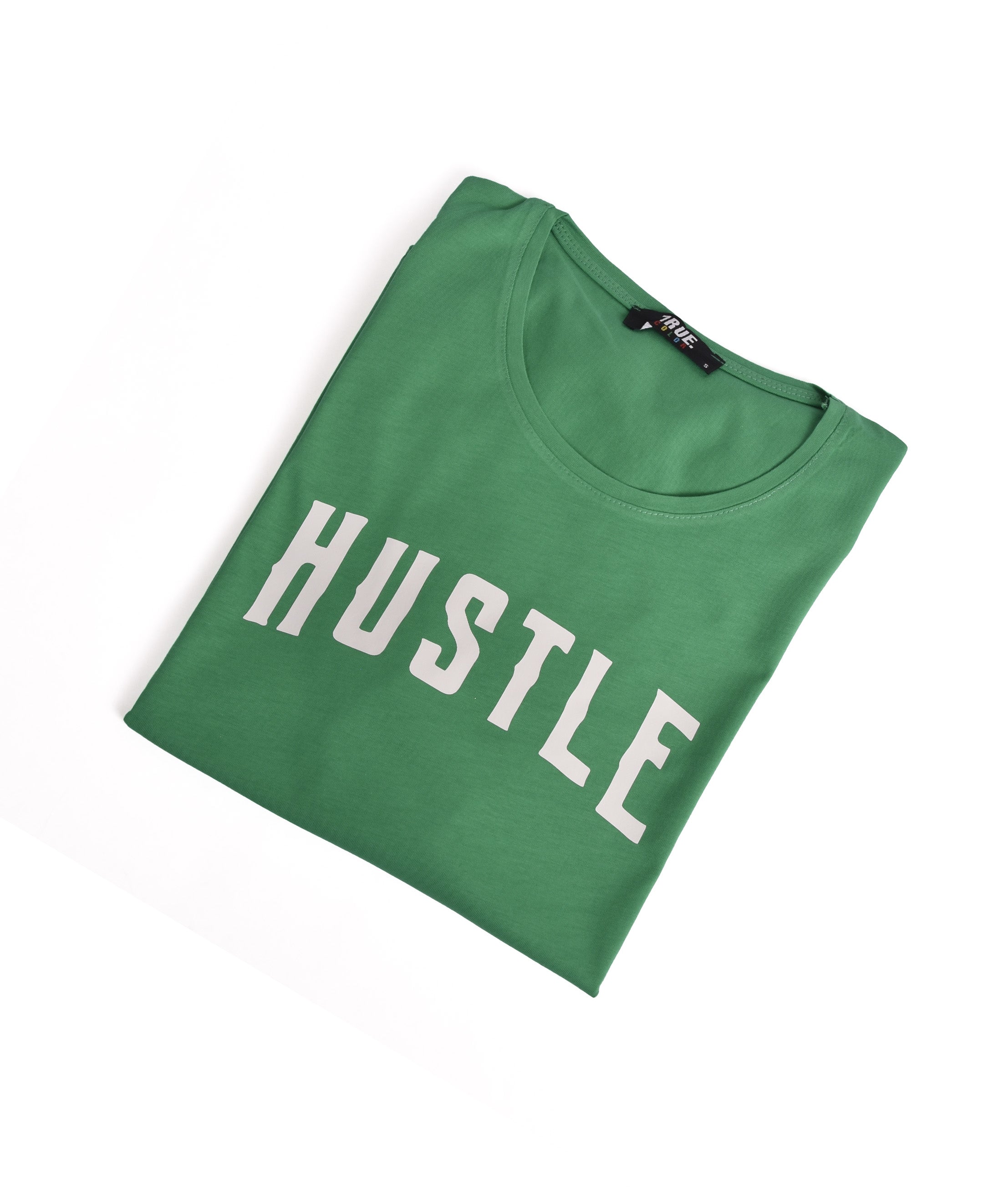 T-shirt VERT *HUSTLE *