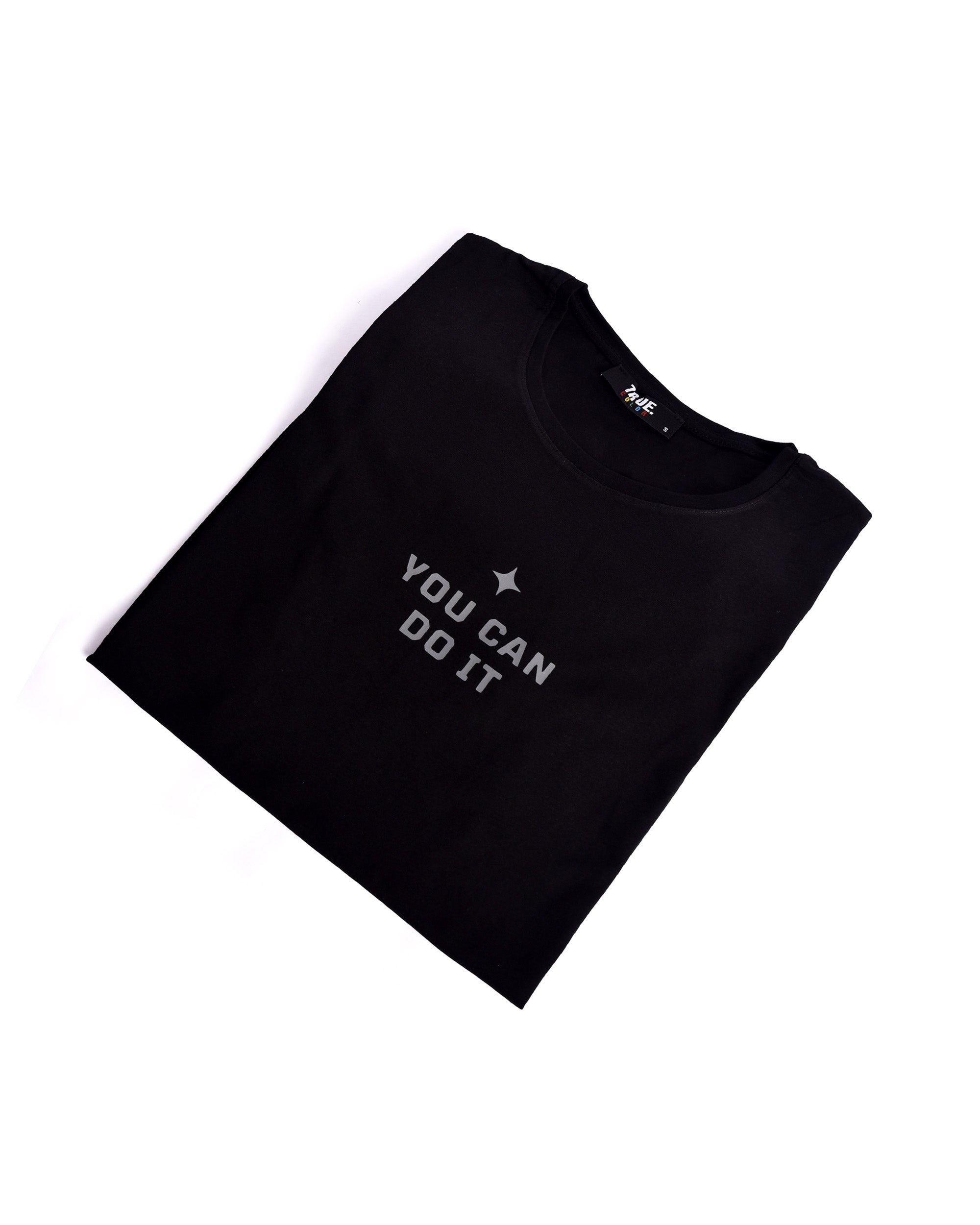 T-shirt NOIR 2 *YOU CAN DO IT *