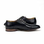 André Chaussures Richelieu Cuir Noir Élégant Homme