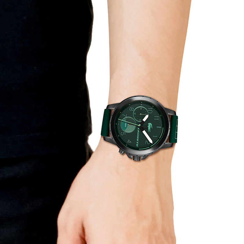 Montre Lacoste Sportive Bracelet Silicone Vert Homme