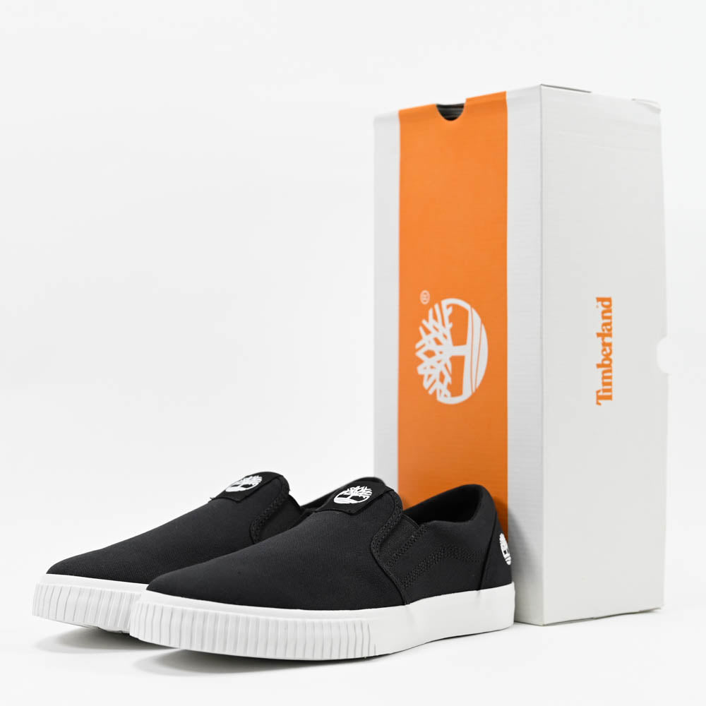 Timberland Slip-On Toile Noir Confortable Homme