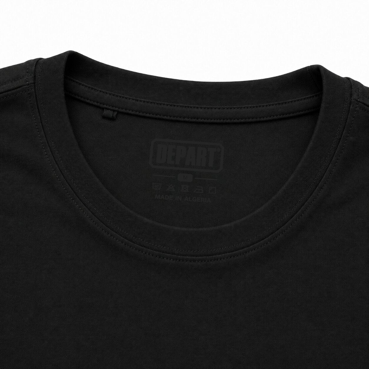 Depart T-Shirt Oversize Noir Confortable Homme