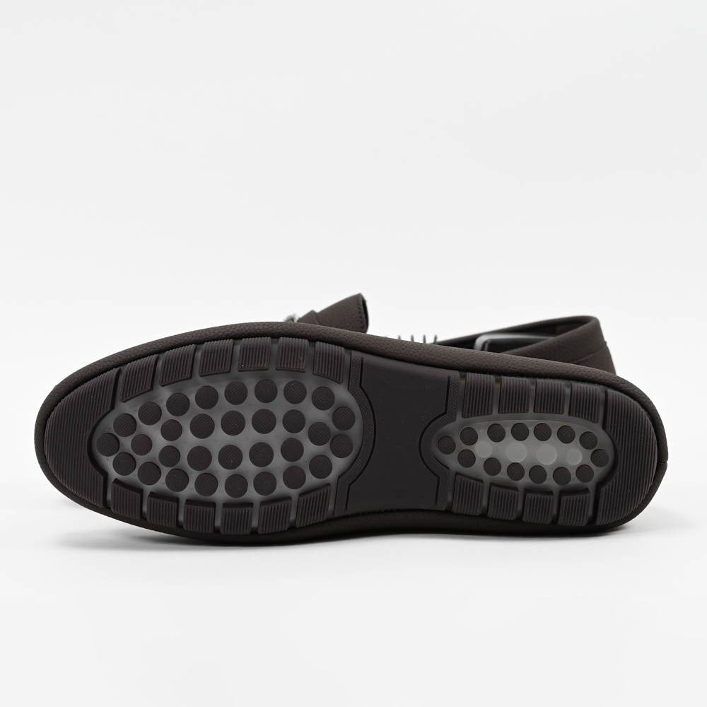 Massimo Mocassins Élégants en Cuir Marron Homme
