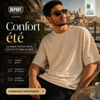 Départ T-Shirt Oversize Beige Homme