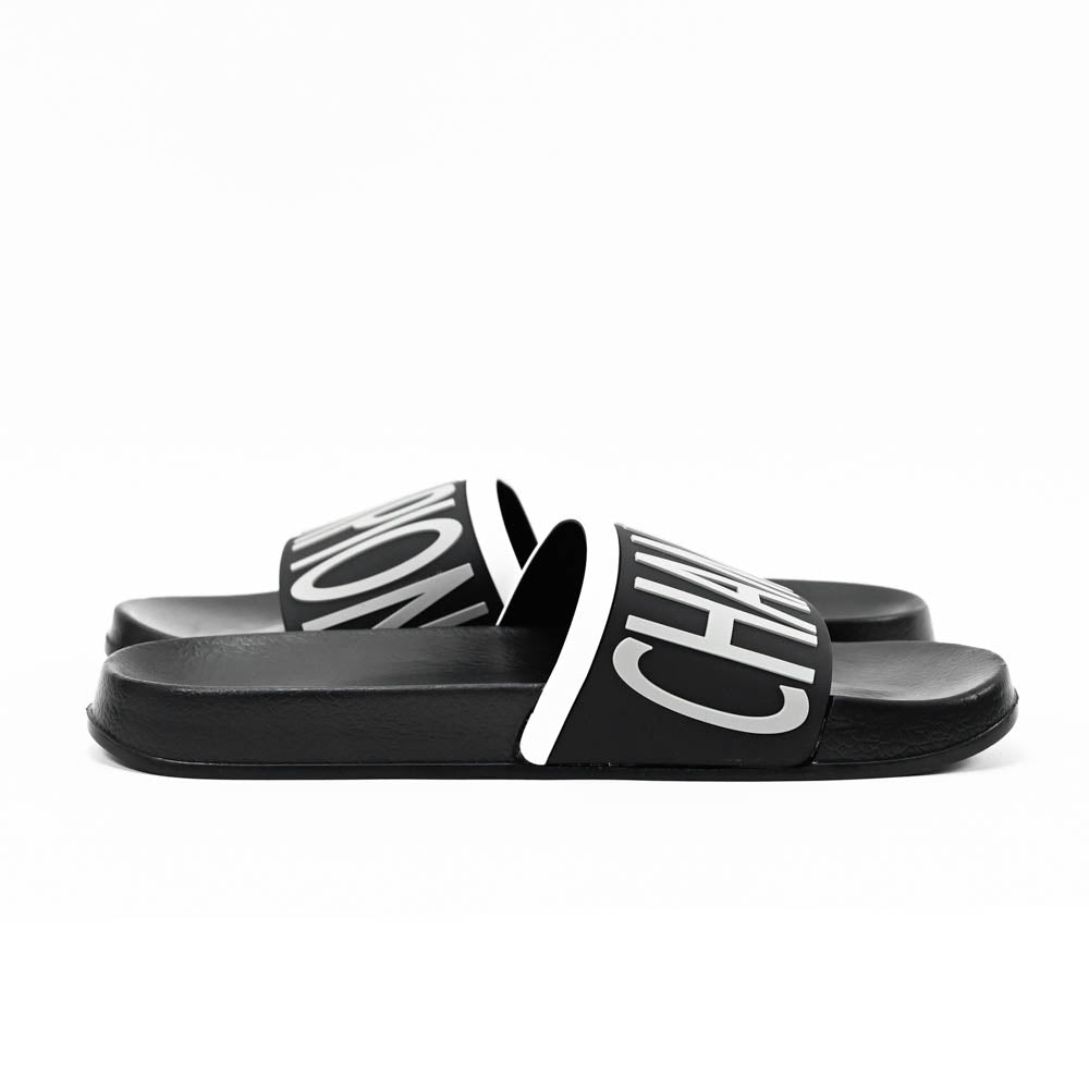 Champion Claquettes Logo Noir Confortable Homme