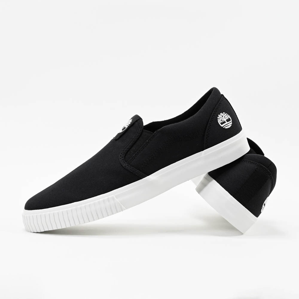 Timberland Slip-On Toile Noir Confortable Homme