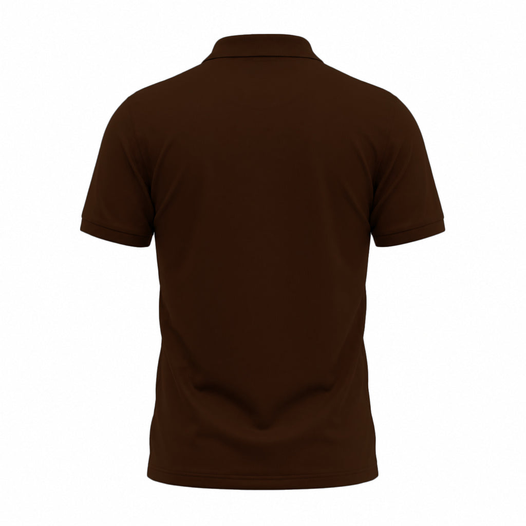 Depart Polo Marron Classique Homme