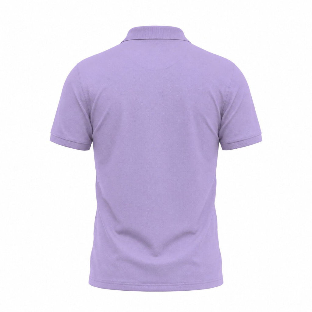 Départ Polo Homme Couleur Lilas Élégant