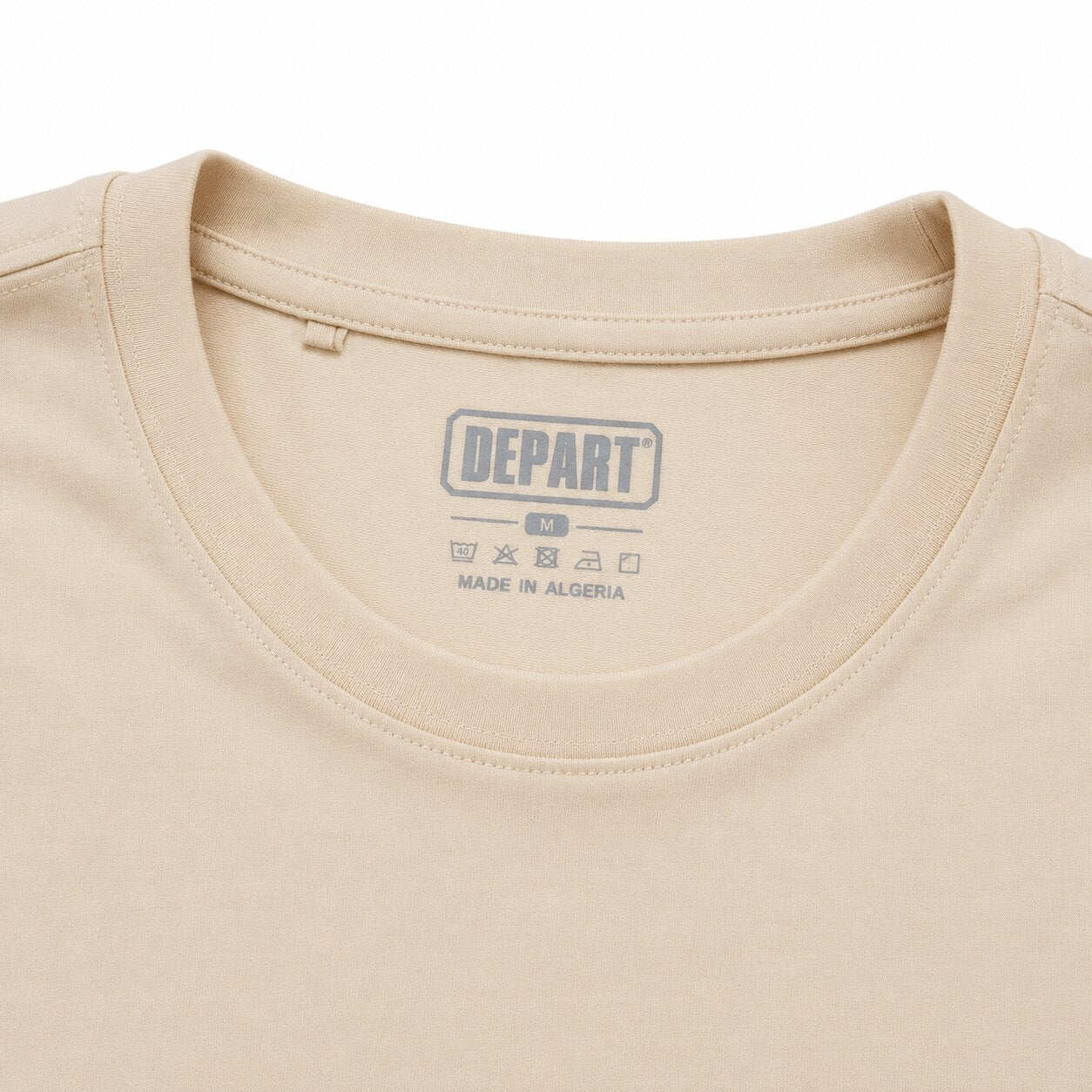 Départ T-Shirt Oversize Beige Homme