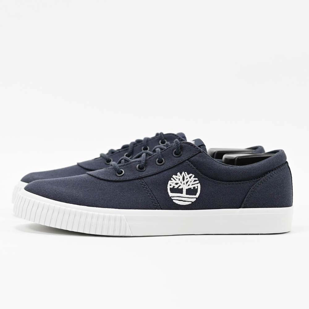 Timberland Baskets Basses en Toile Bleu Marine Homme
