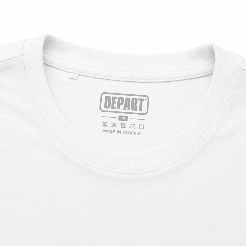 Départ T-Shirt Oversize Blanc Homme