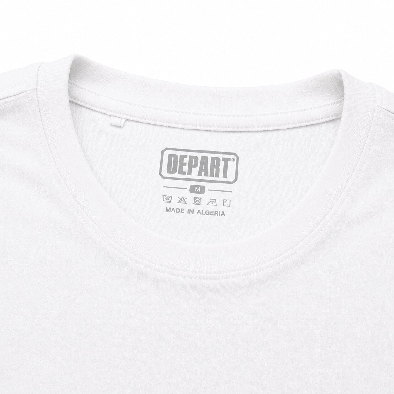 Départ T-Shirt Oversize Blanc Homme