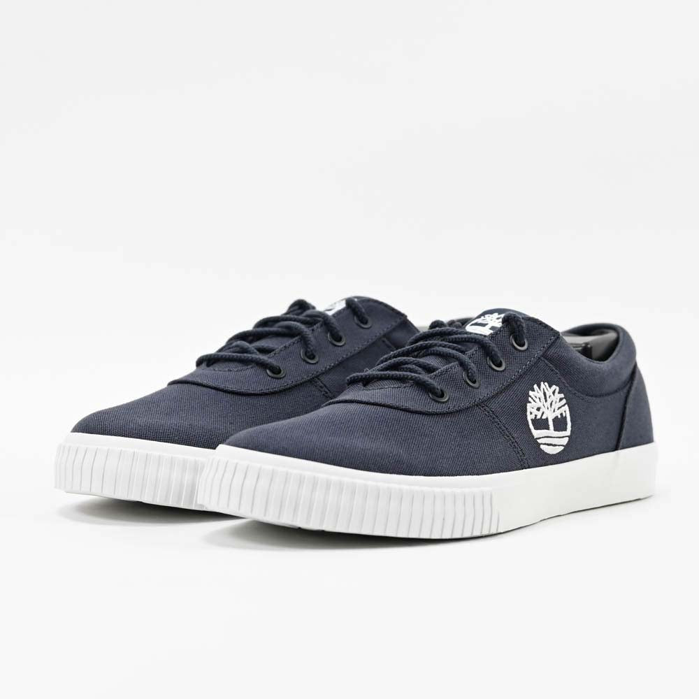 Timberland Baskets Basses en Toile Bleu Marine Homme