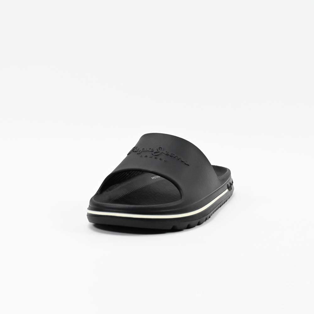 Pepe Jeans Claquettes Logo Noir Confortable Homme