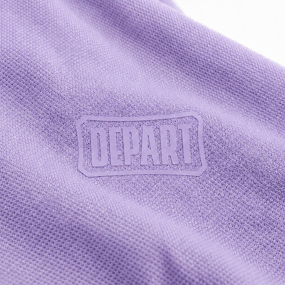Départ Polo Homme Couleur Lilas Élégant