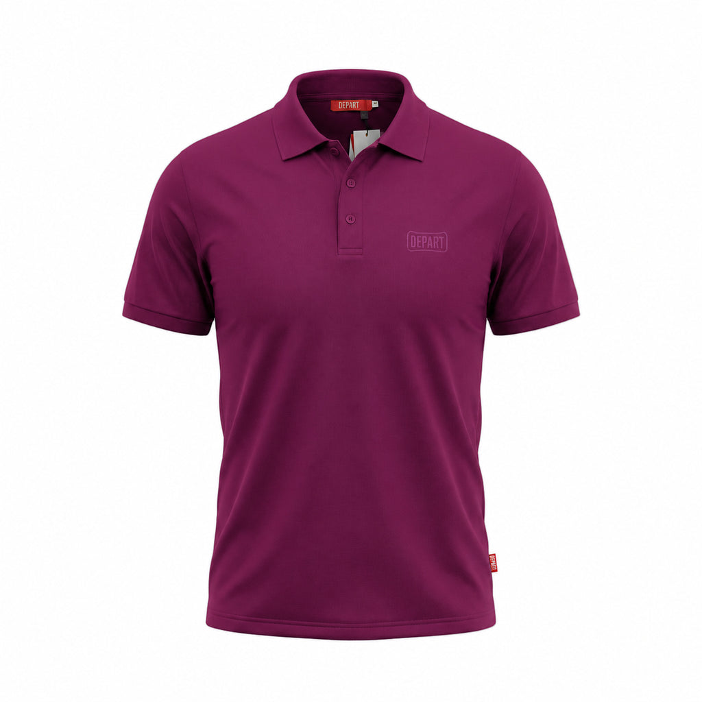 Depart Polo Homme Couleur Violette Élégant