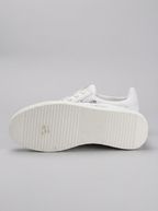 VO7 Sneakers Urbaines en Cuir Blanc avec Zip Homme