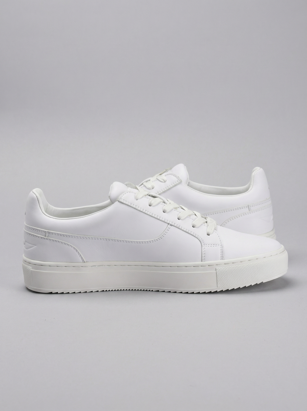 VO7 Sneakers Urbaines en Cuir Blanc avec Zip Homme