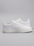 VO7 Sneakers Urbaines en Cuir Blanc avec Zip Homme