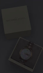 Michael Kors Montre Élégante Dorée Rose Femme