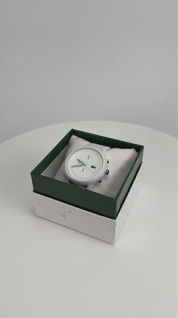 Montre Lacoste Chrono Bracelet Silicone Bleu Homme