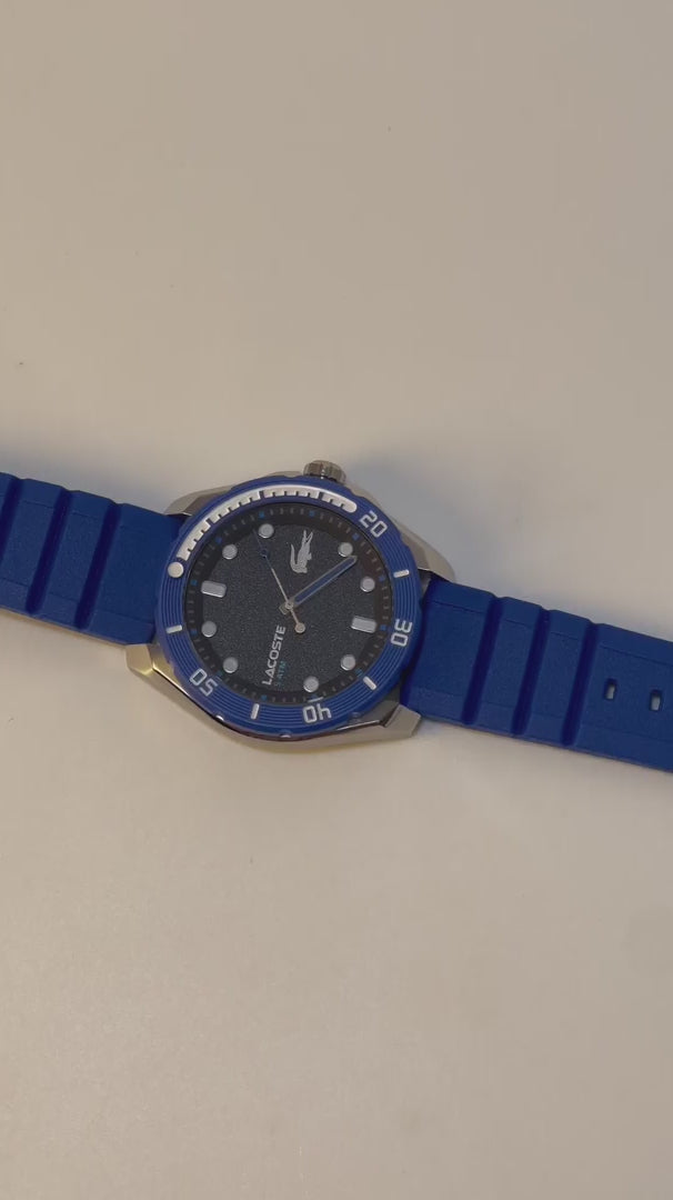 Montre Lacoste Sportive Bracelet Silicone Bleu Homme