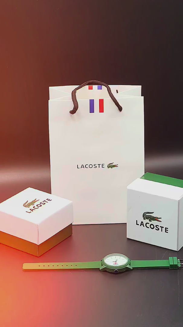 Lacoste Montre Bracelet Silicone Design Sportif Unisexe