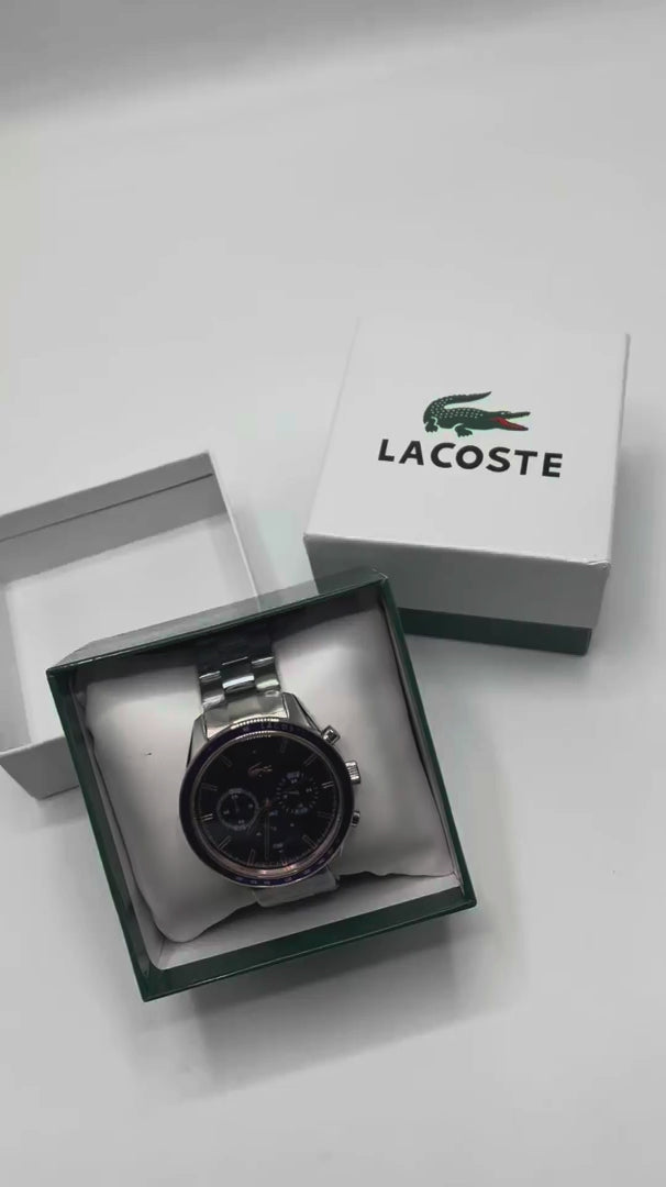 Lacoste Montre Chronographe Élégante Acier Homme