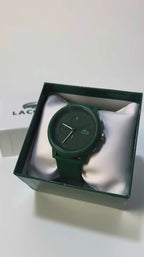 Montre Lacoste 12.12 Chronographe Silicone Vert Homme