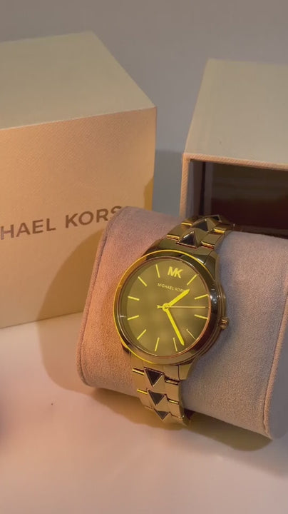 Michael Kors Montre Élégante Dorée Femme